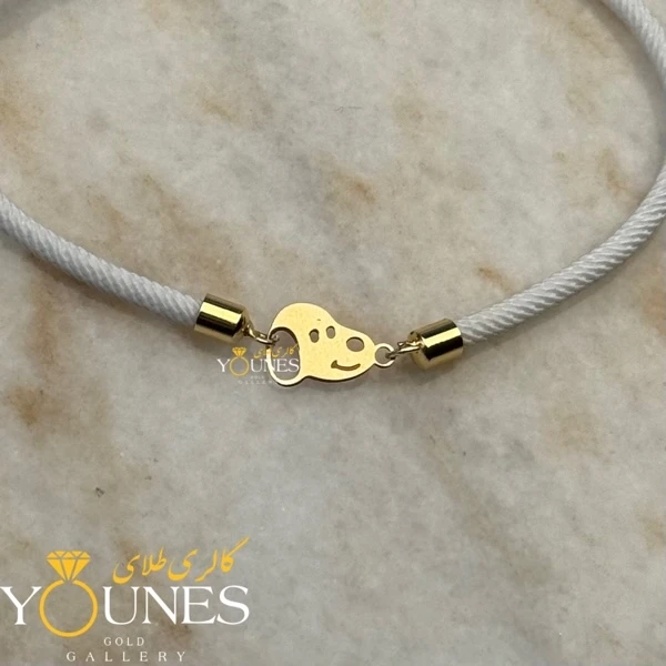 دستبند اسنوپی ( سگ ) طلا لیزری